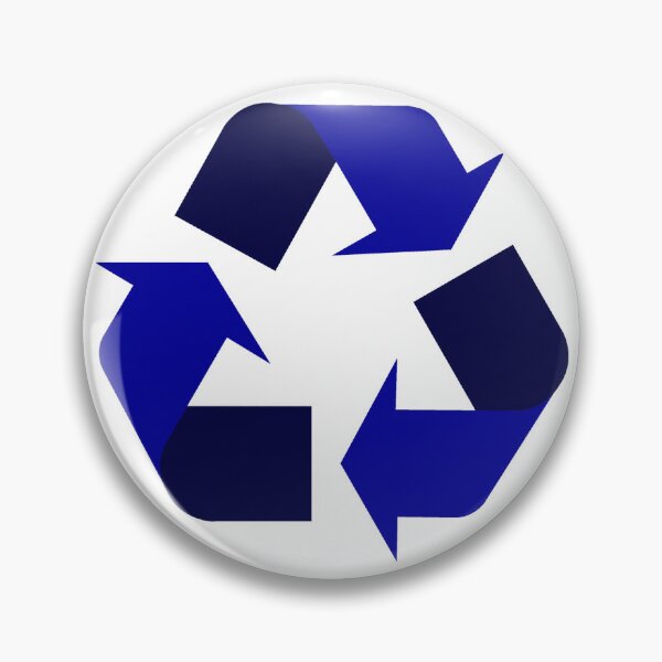 Item preview, Recycling Logo (official dark-blue) designed and sold by Popular-Gifts.