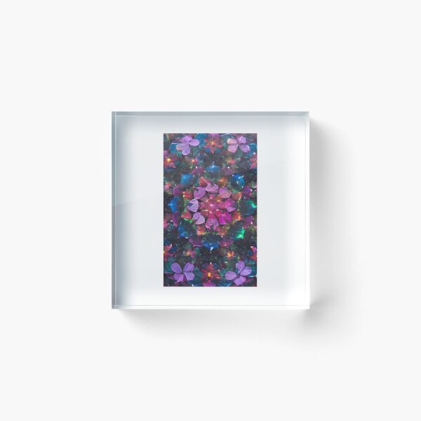 Item preview, Beautiful space mandala. Magnificent bright fluorescent colors and flowers Beautiful. nature and space. designed and sold by oneclassyman.