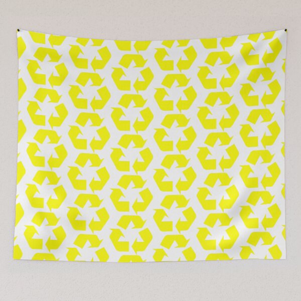Item preview, Recycling Logo (official yellow) designed and sold by Popular-Gifts.