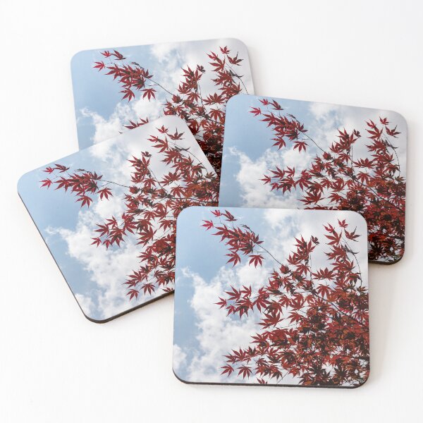 Item preview, Japanese Maple Red Lace - Vertical Up Left Variation designed and sold by Georgia Mizuleva.