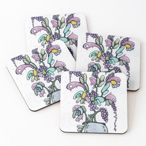 Item preview, NeuroArt Vase with Flowers  designed and sold by 1Lbrody1.