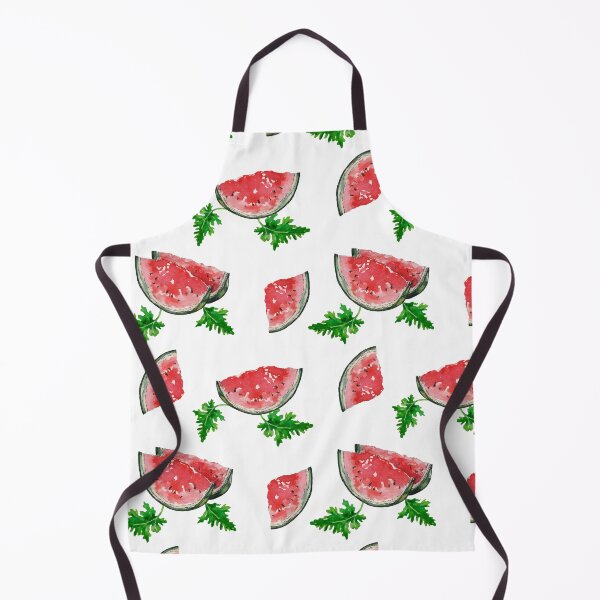 Item preview, Watercolor Watermelon Fruit Slices and Leaves designed and sold by silviaol.