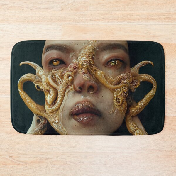 Item preview, Cthulhu Lady #3 | HP Lovecraft | Alphonse Mucha | Cthulhu | Dagon | 3D | Vienna Secession | Tentacles | Cosmic Horror | Weird Fiction designed and sold by lrjtucker.
