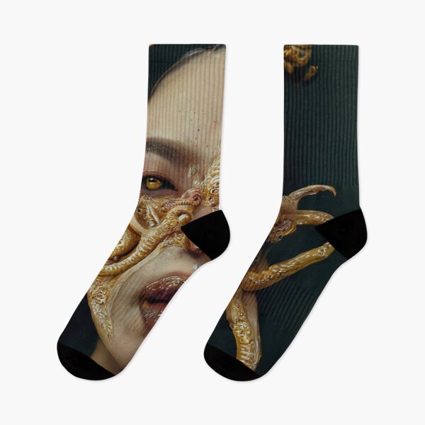 Item preview, Cthulhu Lady #3 | HP Lovecraft | Alphonse Mucha | Cthulhu | Dagon | 3D | Vienna Secession | Tentacles | Cosmic Horror | Weird Fiction designed and sold by lrjtucker.