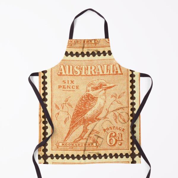Item preview, Laughing Kookaburra six pence Stamp designed and sold by 2AGoodHome.