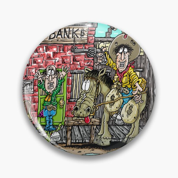 Item preview, Cowboy makes a Bank Withdrawal designed and sold by bobtheartman.
