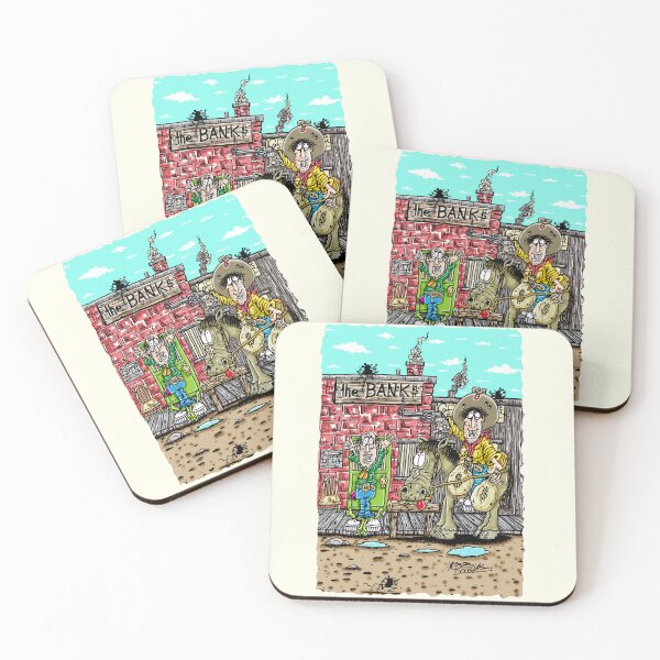 Item preview, Cowboy makes a Bank Withdrawal designed and sold by bobtheartman.
