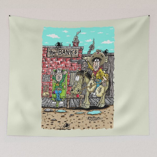 Item preview, Cowboy makes a Bank Withdrawal designed and sold by bobtheartman.