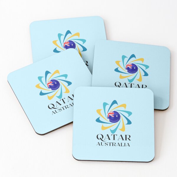 Item preview, Qatar Football soccer team Australia worldcup designed and sold by DesignsbyMona.
