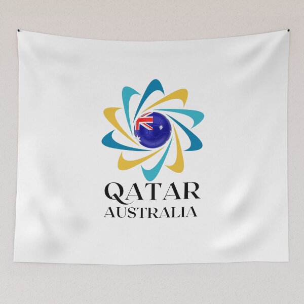 Item preview, Qatar Football soccer team Australia worldcup designed and sold by DesignsbyMona.