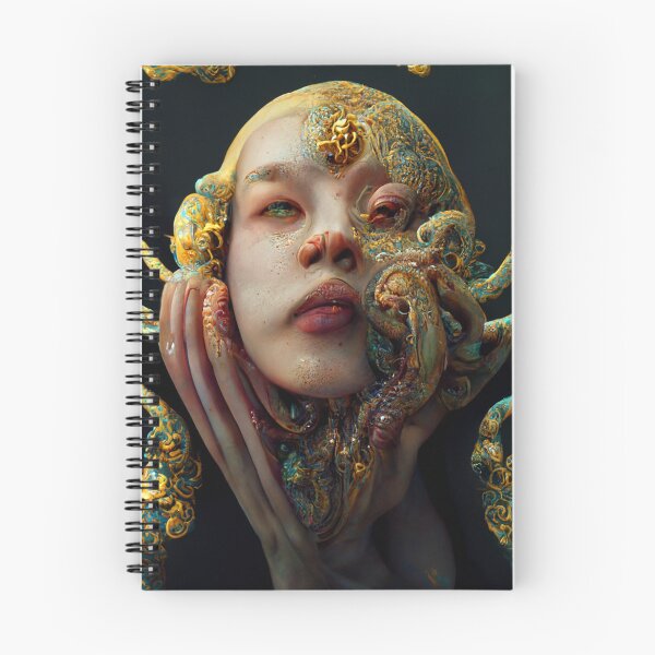 Item preview, Cthulhu Lady #4 | HP Lovecraft | Alphonse Mucha | Cthulhu | Dagon | 3D | Vienna Secession | Tentacles | Cosmic Horror | Weird Fiction designed and sold by lrjtucker.