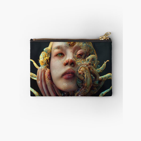 Item preview, Cthulhu Lady #4 | HP Lovecraft | Alphonse Mucha | Cthulhu | Dagon | 3D | Vienna Secession | Tentacles | Cosmic Horror | Weird Fiction designed and sold by lrjtucker.