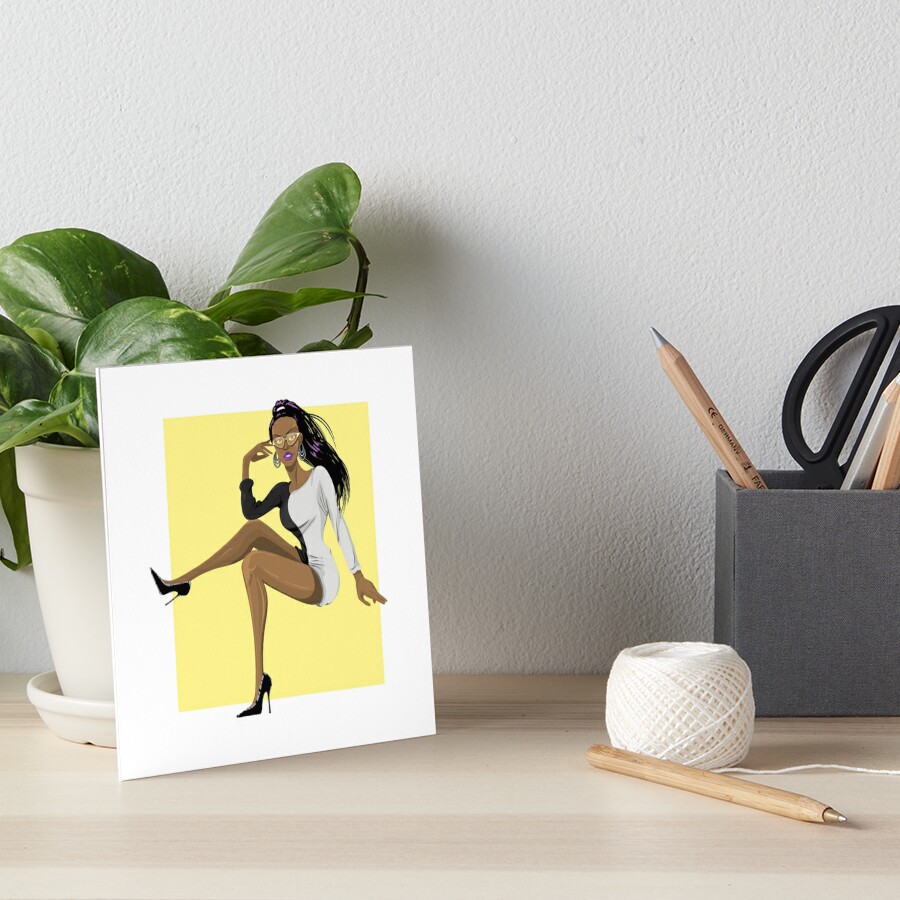 Paris France Can Can Dancer Art Board Print for Sale by photozrus