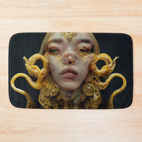 Item preview, Cthulhu Lady #5 | HP Lovecraft | Alphonse Mucha | Cthulhu | Dagon | 3D | Vienna Secession | Tentacles | Cosmic Horror | Weird Fiction designed and sold by lrjtucker.