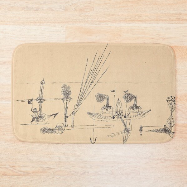 Item preview, Paul Klee  Yellow Harbor Drawing  Zeichnung zum gelben Hafen   ( Abstract pattern· expressionism · cubism ·  surrealism ) Paul Klee designed and sold by TeeARTHY.
