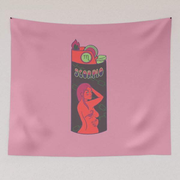 Artikelvorschau, Femme Astrologie Feuerzeug - Sternzeichen Skorpion entworfen und verkauft von sophkf-designs.