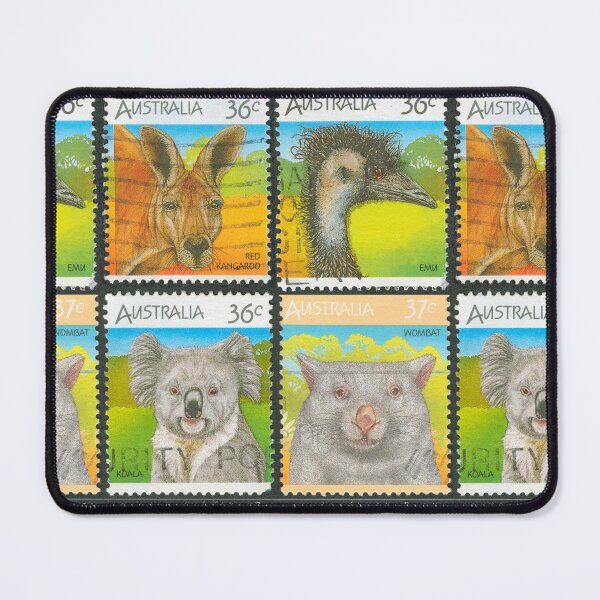 Item preview, Australian 36c Animal Stamp Set - Red Kangaroo, Emu, Koala, Wombat designed and sold by 2AGoodHome.