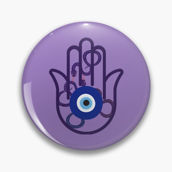 Item preview, Hamsa Evil Eye Snake designed and sold by Tianquiztli.