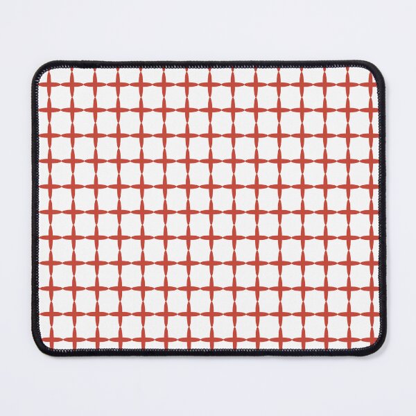 Item preview, Fire Engine Red Crosses On White Background designed and sold by burbankdesigns.