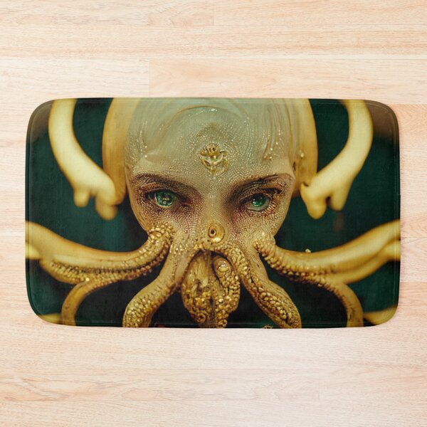 Item preview, Cthulhu Lady #6 | HP Lovecraft | Alphonse Mucha | Cthulhu | Dagon | 3D | Vienna Secession | Tentacles | Cosmic Horror | Weird Fiction designed and sold by lrjtucker.