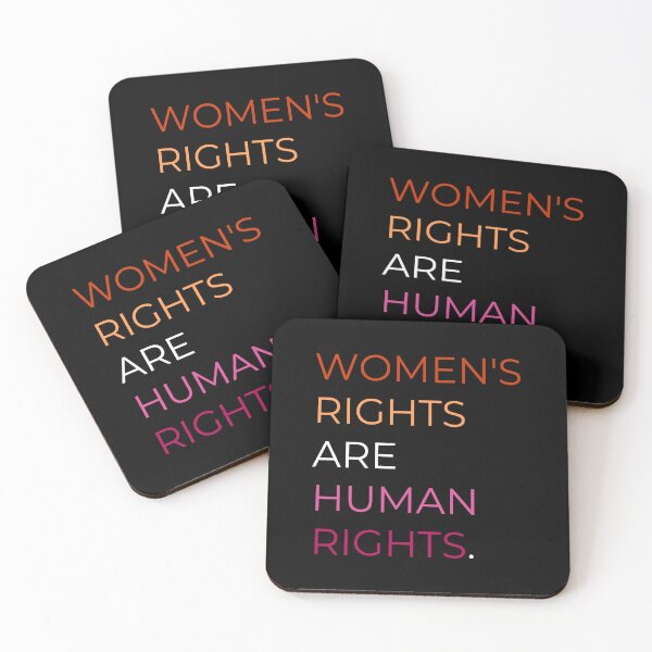 Item preview, Women's Rights Are Human Rights. Pro-Choice. Lesbian Pride designed and sold by Subtle Pride Shop.