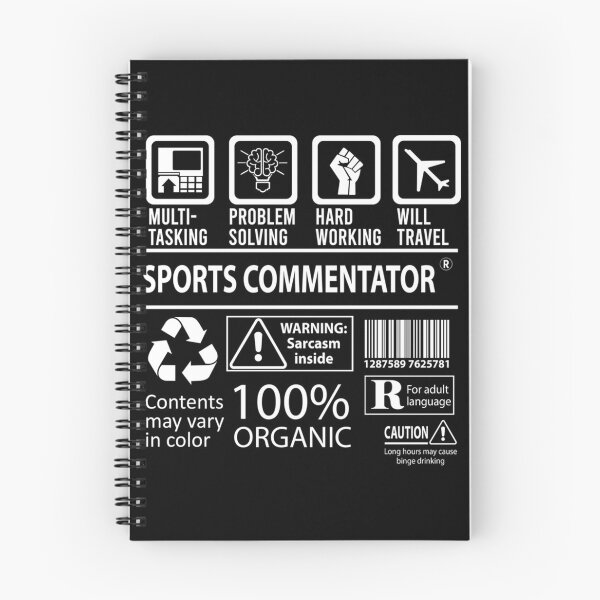 Item preview, Sports Commentator T Shirt Multitasking Job Gift Item Tee Essential T-Shirt designed and sold by marshacryjsy7.