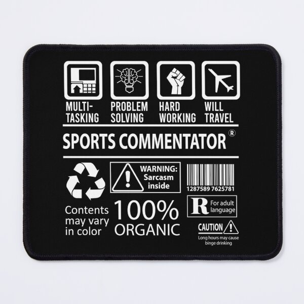 Item preview, Sports Commentator T Shirt Multitasking Job Gift Item Tee Essential T-Shirt designed and sold by marshacryjsy7.