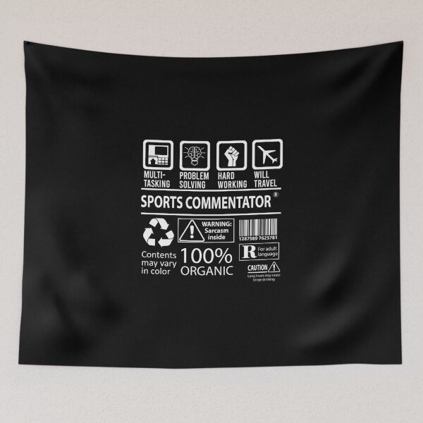 Item preview, Sports Commentator T Shirt Multitasking Job Gift Item Tee Essential T-Shirt designed and sold by marshacryjsy7.
