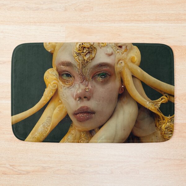 Item preview, Cthulhu Lady #7 | HP Lovecraft | Alphonse Mucha | Cthulhu | Dagon | 3D | Vienna Secession | Tentacles | Cosmic Horror | Weird Fiction designed and sold by lrjtucker.