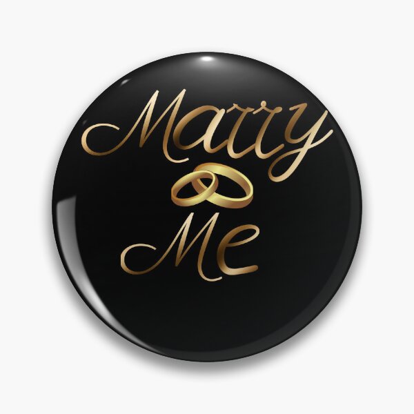 Item preview, Marry Me-Black Background  designed and sold by Trendi61.