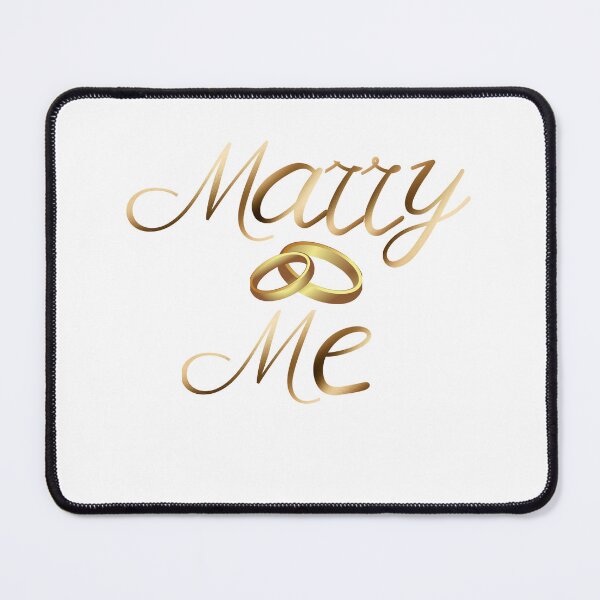 Item preview, Marry Me-White Background  designed and sold by Trendi61.