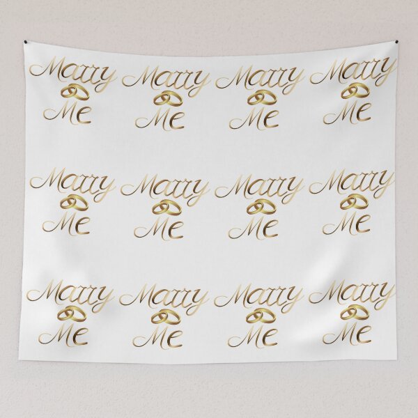 Item preview, Marry Me-White Background  designed and sold by Trendi61.