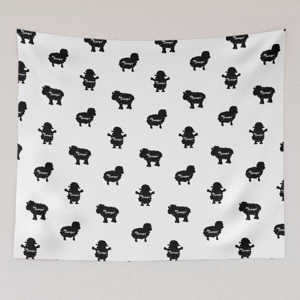 Item preview, Black and White Be Ewenique Sheep designed and sold by EweniqueAstrid.