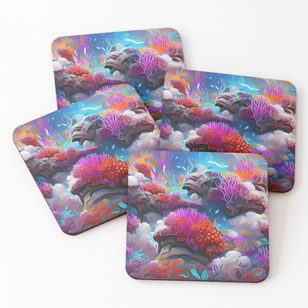 Item preview, Coral reef AI generated designed and sold by CaedmonOS.
