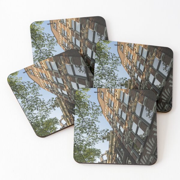 Item preview, Amsterdam Spring - Fancy Brickwork Glow - Left Vertical designed and sold by Georgia Mizuleva.