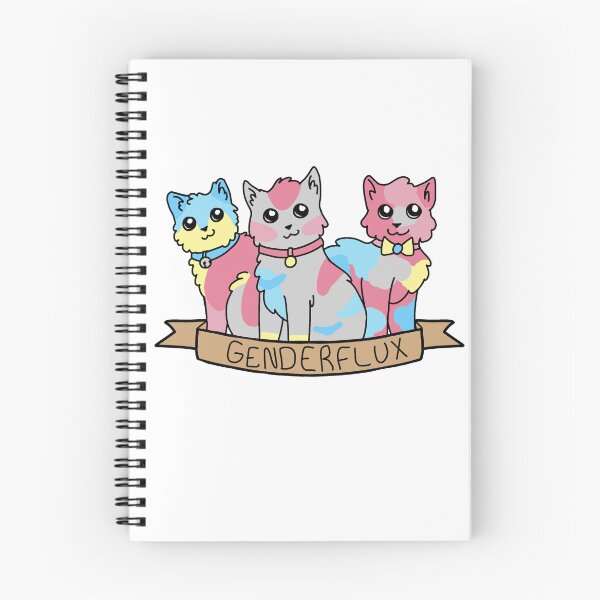Artikelvorschau, Genderflux-Katzen entworfen und verkauft von WeirdQueer.