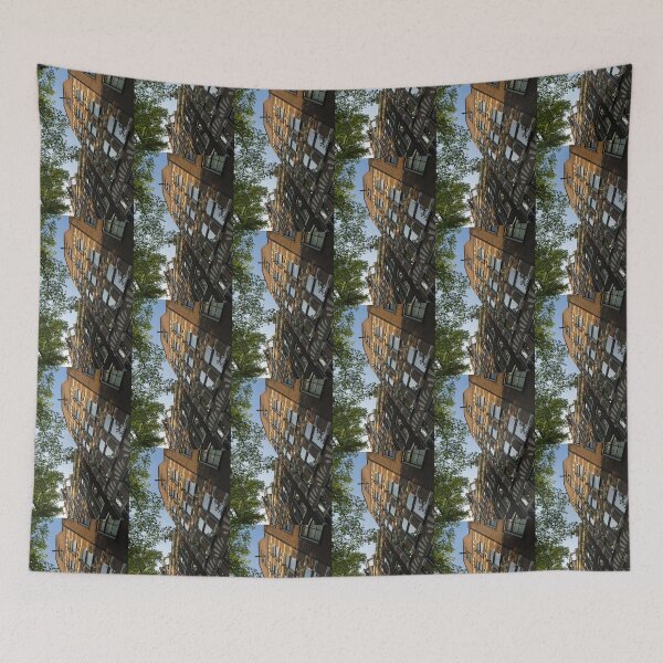 Item preview, Amsterdam Spring - Fancy Brickwork Glow - Left Vertical designed and sold by Georgia Mizuleva.