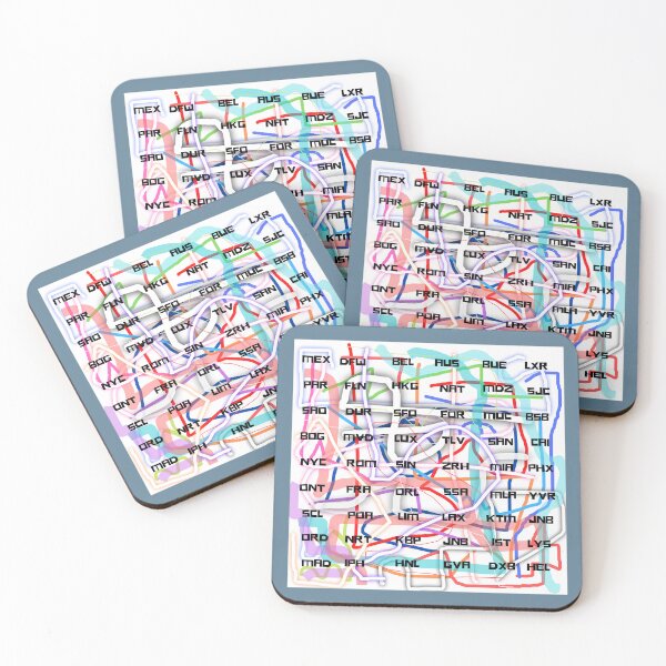 Item preview, Airports of the World designed and sold by BaZaar from TakE a LooK.