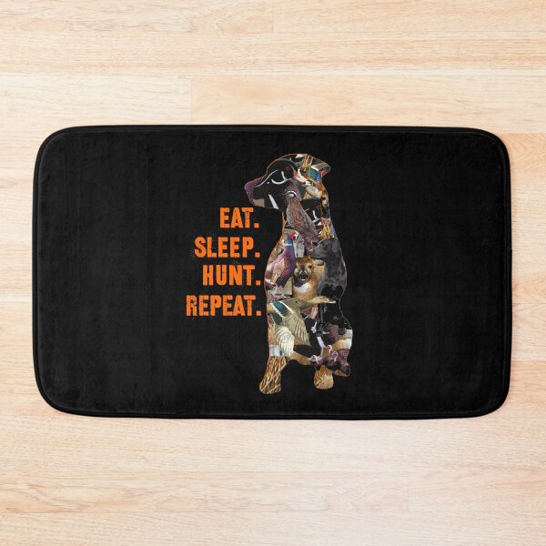 Item preview, Labrador Retriever Eat Sleep Hunt Repeat Collage with Duck Hunting, Quail Hunting, Pheasant Hunting, Deer Hunting designed and sold by LifeCrush.