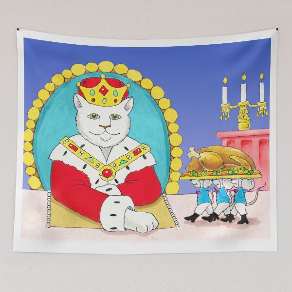 Item preview, "King Leo and the Feast (Cover)" designed and sold by gigiamal.