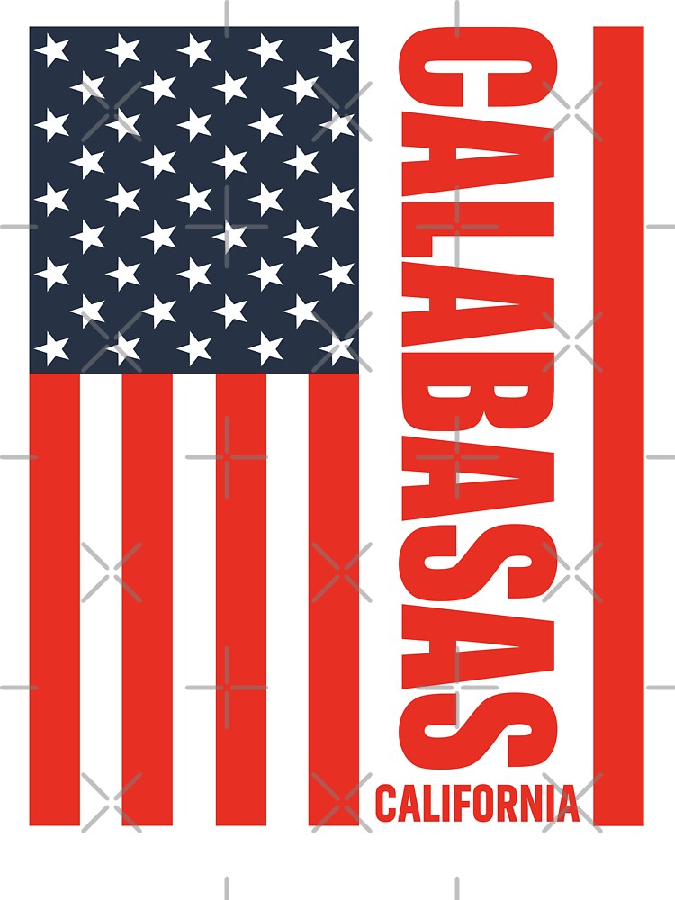 Calabasas California de julio Día de la Independencia Camiseta para niños