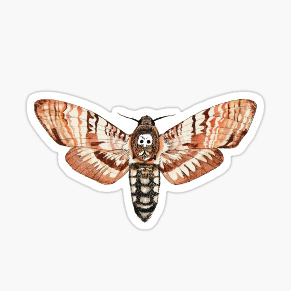 Melancholy Moth Sticker