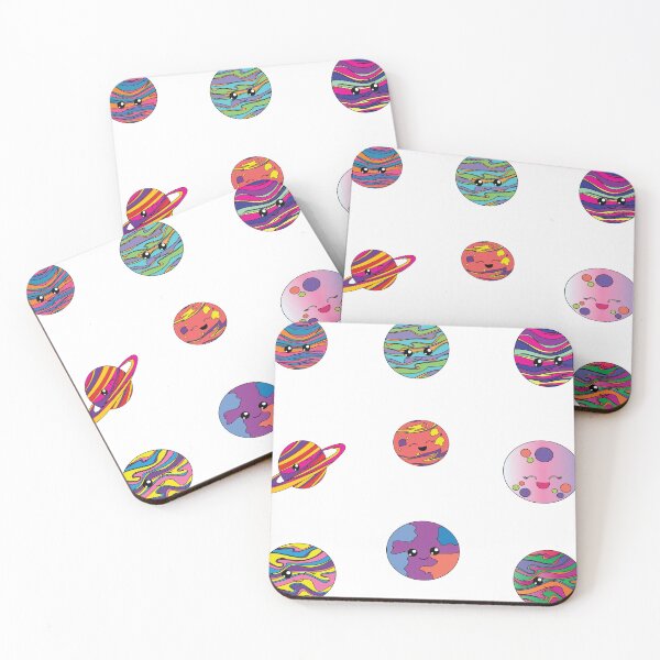 Item preview, Cute Kawaii Planets Sticker Sheet designed and sold by Lezbo1986.