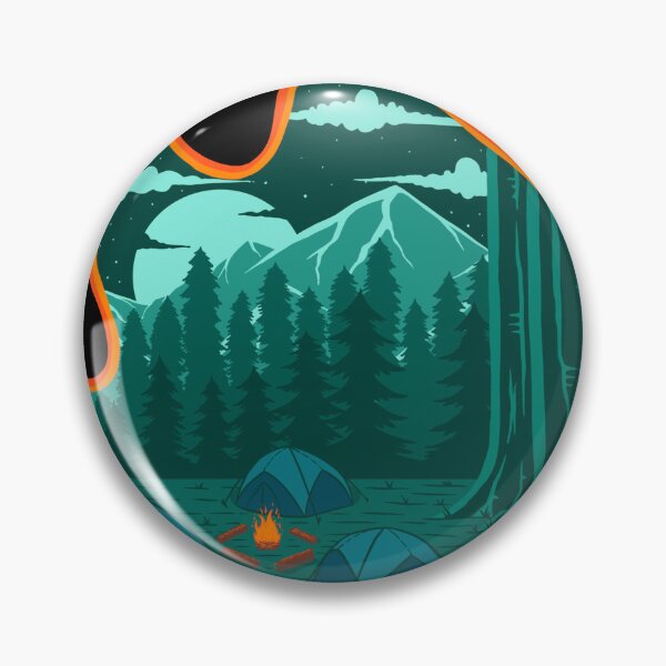 Item preview, Campfire Adventure Camping T-Shirt designed and sold by LadaleStueckq.