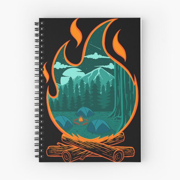 Item preview, Campfire Adventure Camping T-Shirt designed and sold by LadaleStueckq.