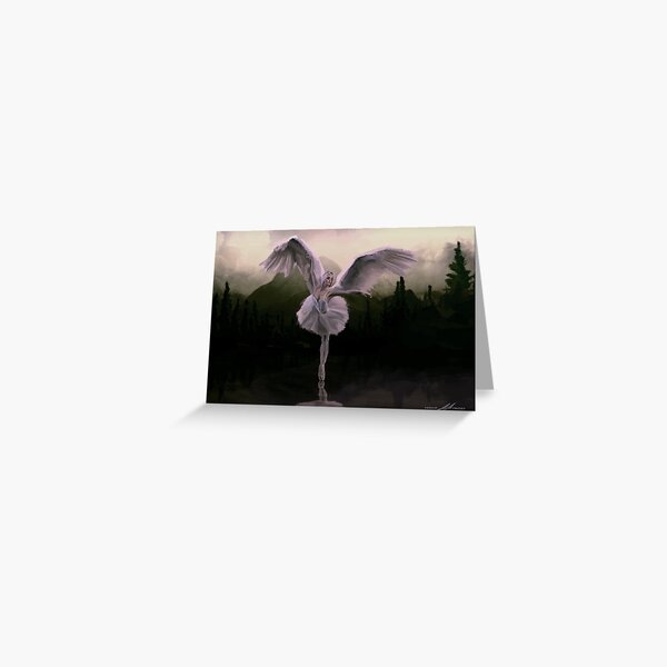 Swan Lake Greeting Card
