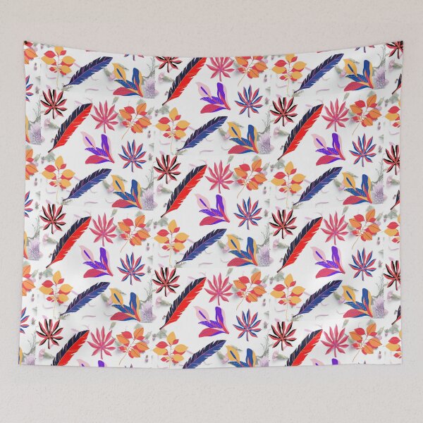 Item preview, Floral and feather design.  designed and sold by tabykid.