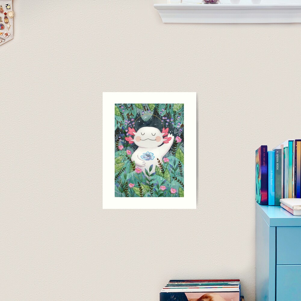 the flower guardian Art Print