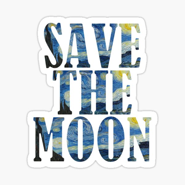 Item preview, Starry Night Save The Moon designed and sold by ZaraZahavah.
