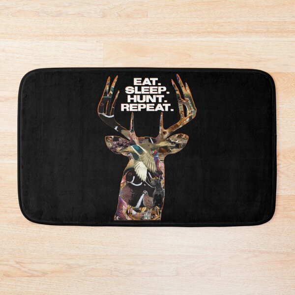 Item preview, Whitetail Buck Deer Hunting Collage with Duck Hunting, Quail Hunting, Pheasant Hunting, Labrador Retriever, and Deer Hunting designed and sold by LifeCrush.